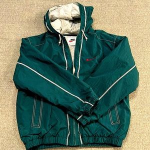 Vintage 90s Nike Windbreaker Jacket - Green